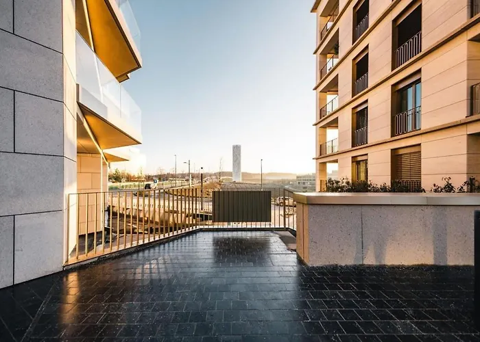 Apartament Modern In Gasperich With Balcony & Wi-fi Luksemburg